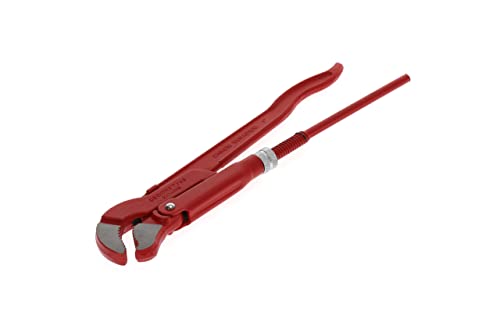 Gedore red 45° abgewinkelte Eck-Rohrzange, Spannweite 103 mm/3 Zoll, S-Maul