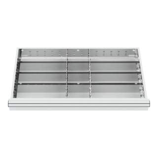STIER Schubladeneinteilung Metalleinteilung BLH 150/175 mm Innenmaß 800x450 mm