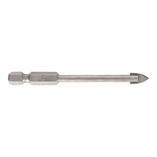 STIER Fliesenbohrer 6 mm Größe 1/4 Zoll Bit HEX Sechskant YG6X-Metall Härtewert