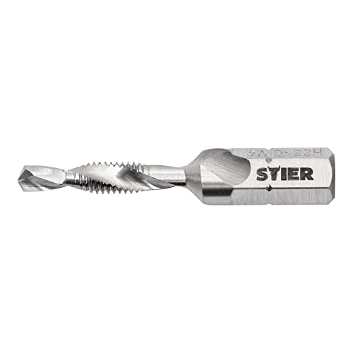 STIER Kombigewindebohrer Bit M3 bis M10 DIN 3126 HSS-G 1/4"-Sechskant