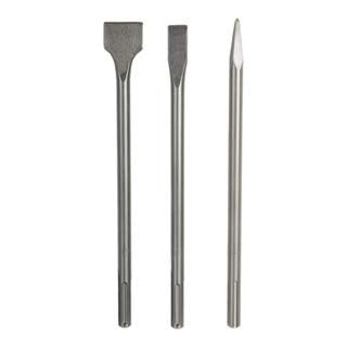 STIER Meißel-Set SDS-plus/-max 3-teilig Bohrmeißel SDS Meißel Bohrhammer Meißel