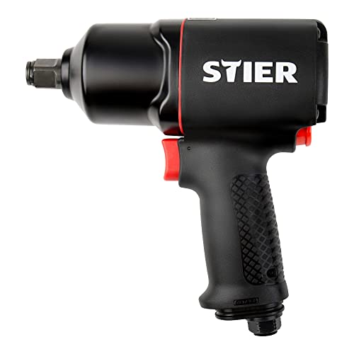 STIER Druckluft Schlagschrauber 23-TR 3/4 Zoll Doppelhammer-Schlagwerk 1.756 Nm
