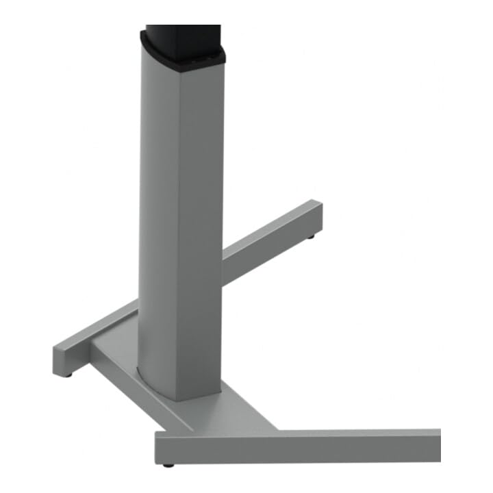 STIER Electrically height-adjustable standing table 501-19 100x80cm white mel.