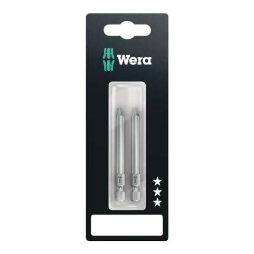 Wera 867/4 Z TORX BO Bits mit Bohrung SB, TX 10 x 70 mm, 2-teilig