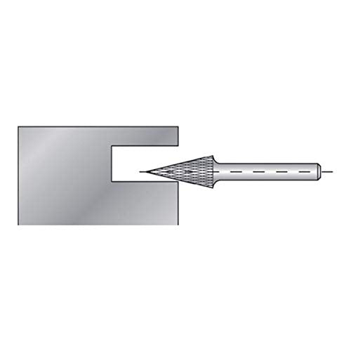 RUKO Hartmetall Frässtift TiCN Form M Spitzkegel (SKM) Durchmesser 16,0 mm L1