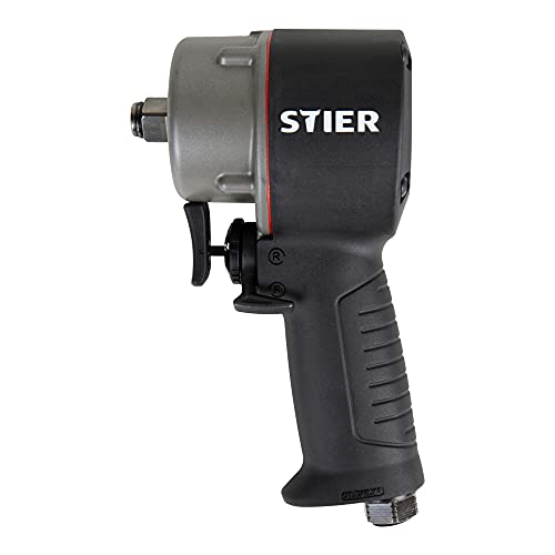 STIER Druckluft Schlagschrauber 13-MBS Extra kurz 1.275 Nm Hammer-Schlagwerk
