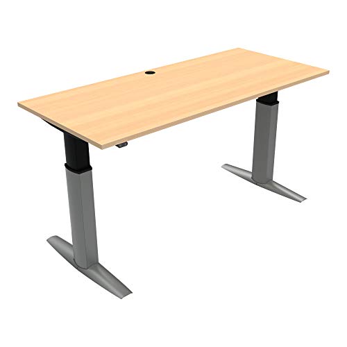 STIER height-adjustable desk electric ergonomic various sizes and colors