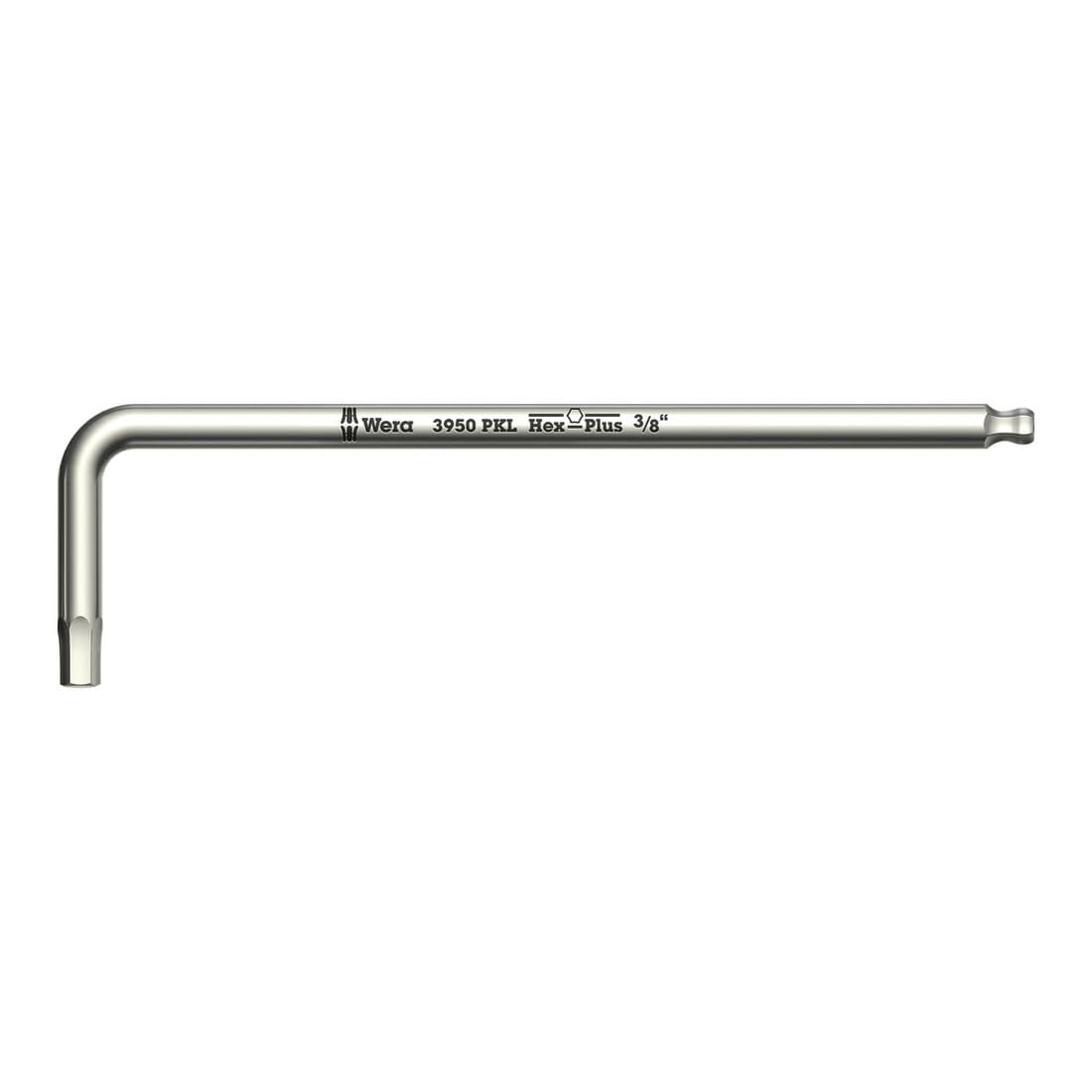Wera 3950 PKL Winkelschlüssel, zöllig, Edelstahl, 5/32" x 137 mm