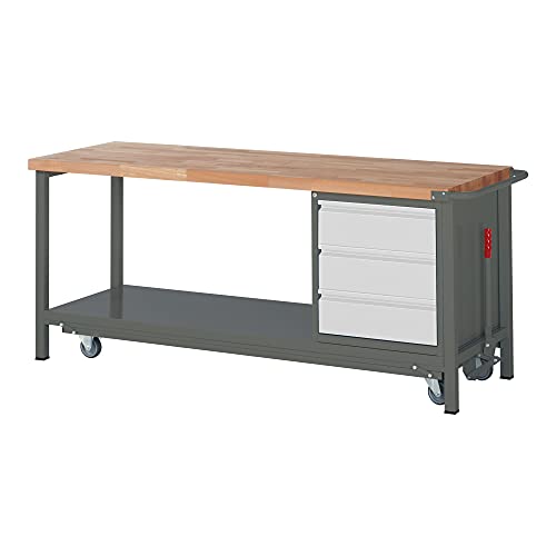 STIER Schubladenschrank mit 7 Schubladen BxTxH 700x575x1020 mm inkl. Einteilungsset
