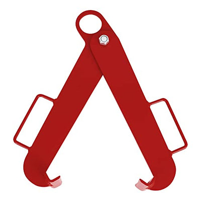 STIER drum tongs for upright steel drums, load capacity 500 kg