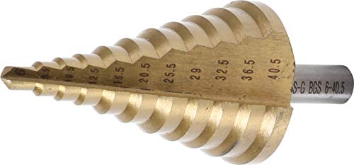 BGS Stufenbohrer titannitriert Ø 6 - 40,5 mm