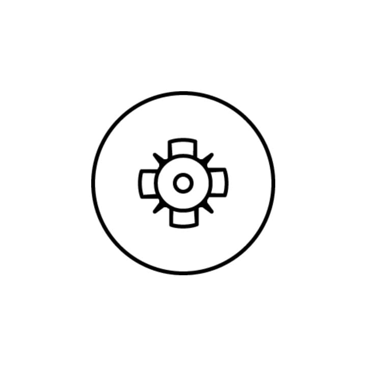 HECO-TOPIX-plus 4,0 x 60, Senkkopf + Kopfbohrung, Pozi-Drive, VVG, A3K 200 Stk