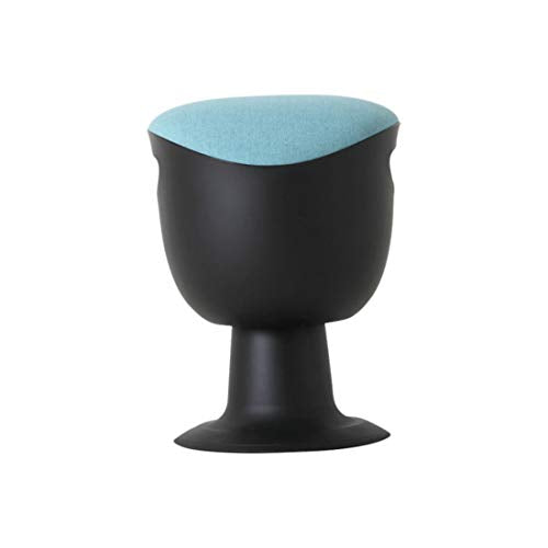 STIER multi-movable swivel stool with plate base and height-adjustable stool in various colors