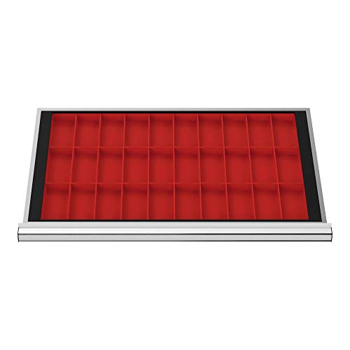 STIER Schubladeneinteilung Kleinteilekästen BLH 100 mm Innenmaß 800x450 mm 30