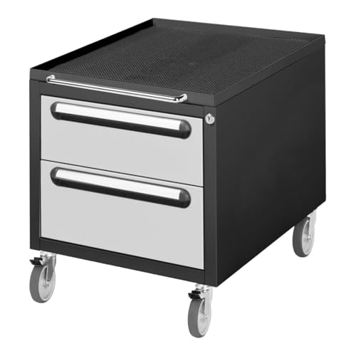 STIER Premium mobile container with 2 drawers WxDxH 480x600x540 mm