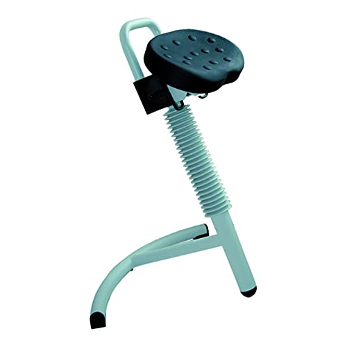 STIER standing aid with steel frame grey seat height 645-825 mm PU seat