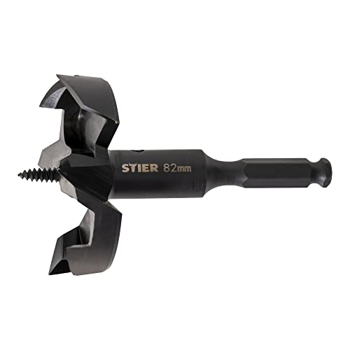 STIER Forstner bit 82 mm diameter wood drill high quality cardboard hardwood MDF