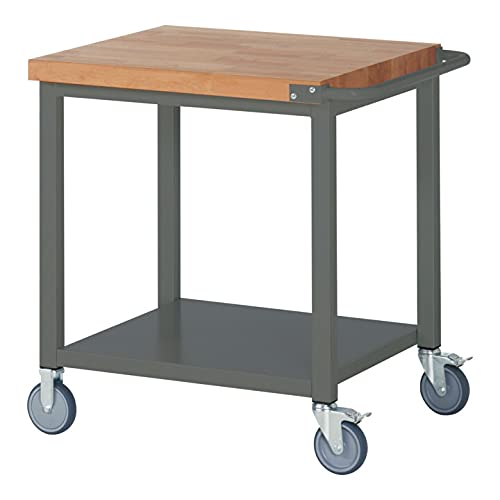 STIER Fahrbare Werkbank Premium mit Ablageboden BxTxH 750x700x880 mm
