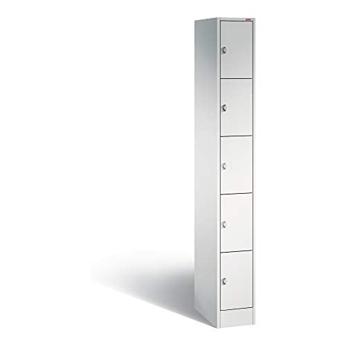 STIER Schließfachschrank mit 5 Fächern 1950x240x480mm