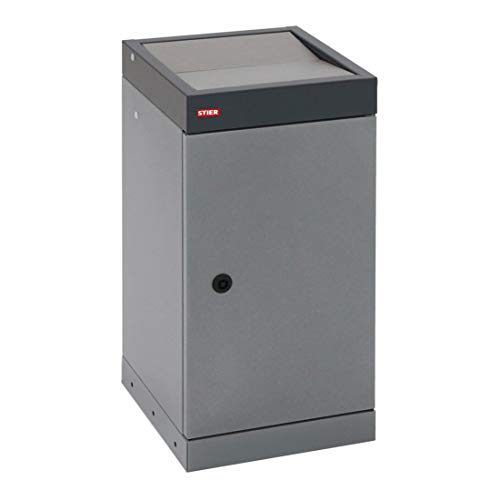 STIER Wertstoffsammler Premium 30l mit Schwingdeckel