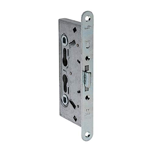 BKS FS-Einsteckschloss 1125 PZW 24/65/72/9mm DIN L/R verz.rd