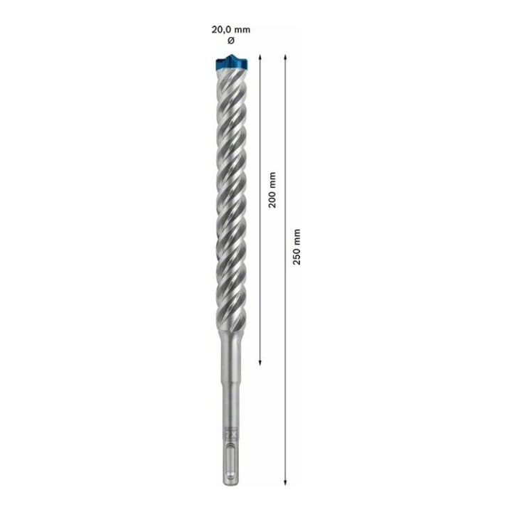 Bosch Hartmetall-Hammerbohrer EXPERT„7X“ SDS-plus,⌀xganze Länge: 20X250mm