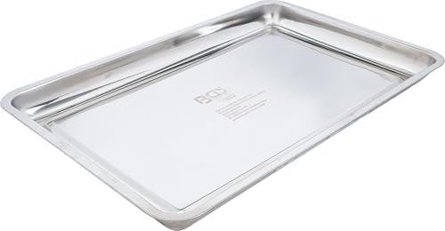 BGS Auffangwanne 7892, Edelstahl, 600 x 400 mm, 9 l
