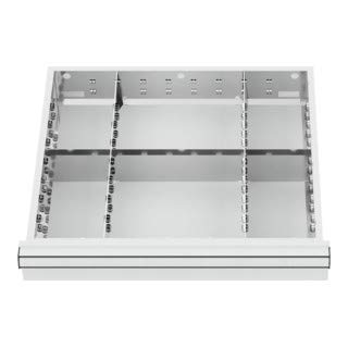 STIER Schubladeneinteilung Metalleinteilung BLH 150/175 mm Innenmaß 500x450 mm 6