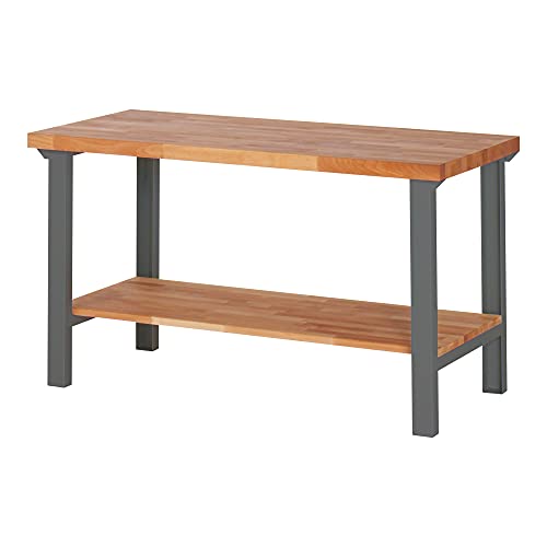 STIER Premium workbench with storage shelf WxDxH 1500x700x840 mm