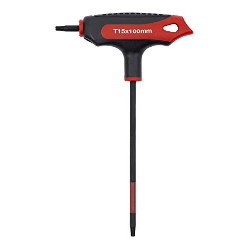 STIER T-Griff-Schraubendreher | Torx | TX15 | als Kurz- oder Langklinke nutzbar | optimale Kraftübertragung