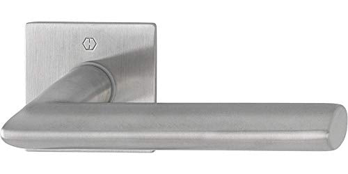 Türdrückerpaar Stock.E1140Z/848N VA F69 m.Drückerrosetten VK 8mm HOPPE