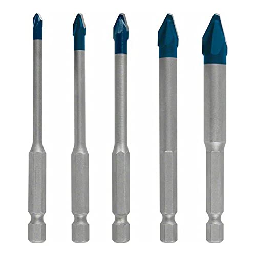 Bosch EXPERT HEX-9 HardCeramic Bohrer-Set 4/5/6/8/10mm 5-tlg. für Dreh- und
