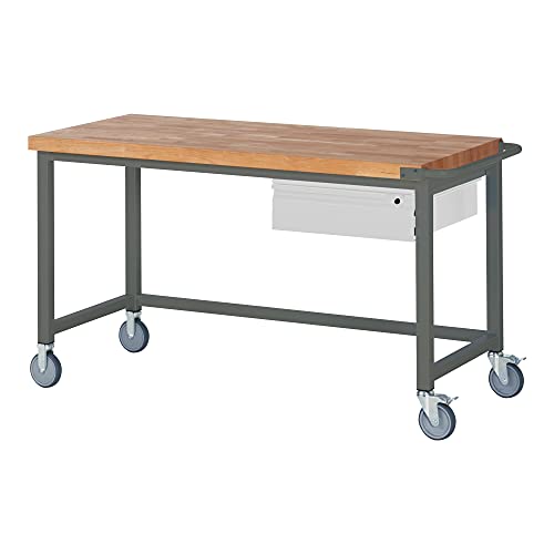 STIER Mobile Workbench Premium with 1 drawer WxDxH 1500x700x880 mm 