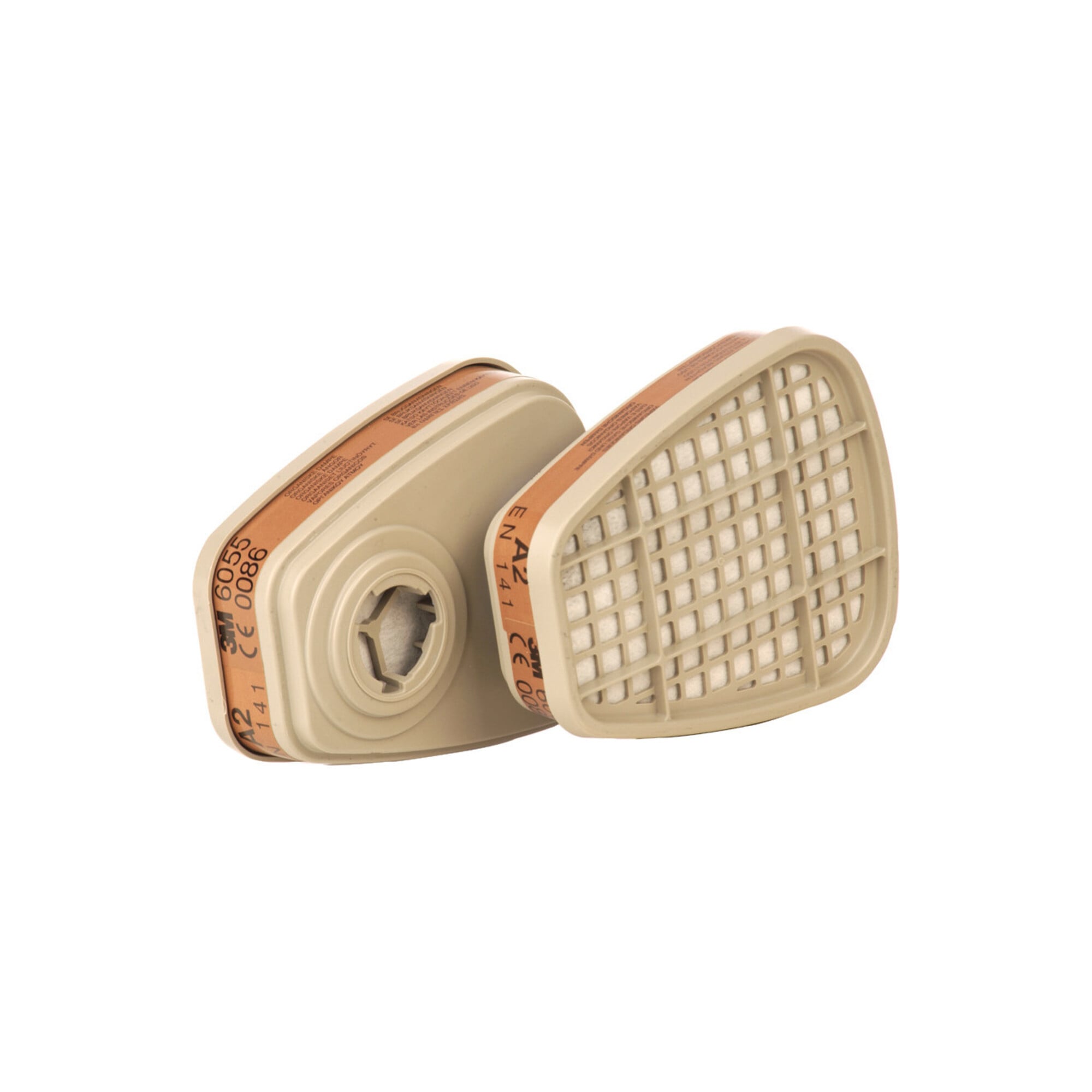 3M Gasfilter A2 6055 EN143 f.Art.Nr.4000370680/-690 4 Stk