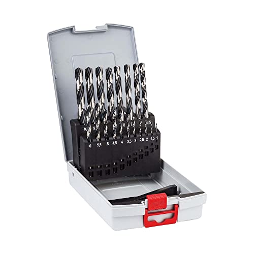 Bosch Metallspiralbohrer HSS-Set PointTeQ DIN 338 19-teilige ProBox