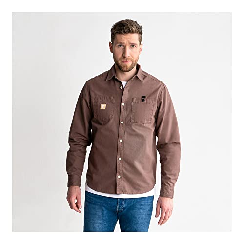 STIER Heavy Work Shirt Canvas bci cotton M Signature Brown