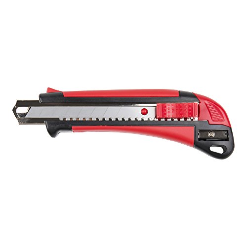 STIER cutter knife 18mm wide with pencil sharpener for cutting cardboard