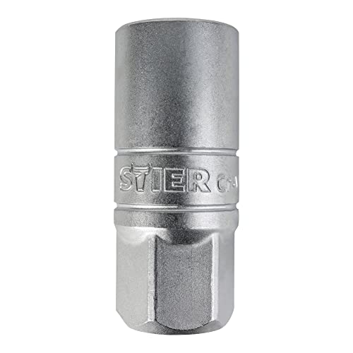 STIER Zündkerzen-Steckschlüsseleinsatz 1/2 u. 3/8, SW 18 mm Zündkerzenschlüssel