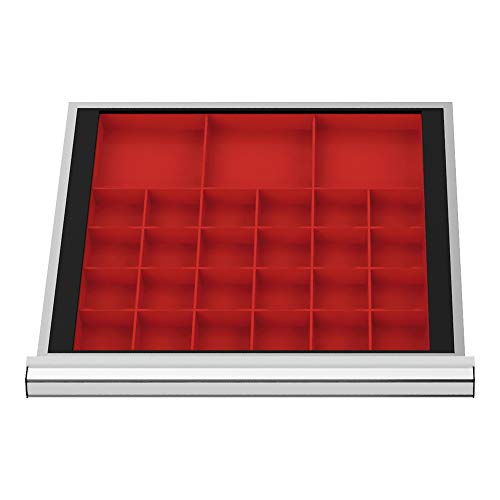 STIER drawer dividers for small parts boxes BLH 50 mm, internal dimensions 500x450 mm, 3 KTK
