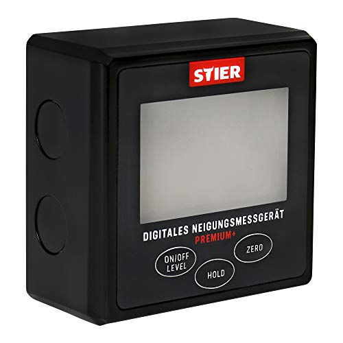 STIER Digitales Neigungsmessgerät ausgestattet mit LCD-Display ermöglicht exakte