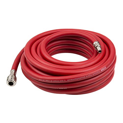 STIER Druckluftschlauch 10m Schlauch Verlängerung Kompressoren Ø-Innen 8-10mm