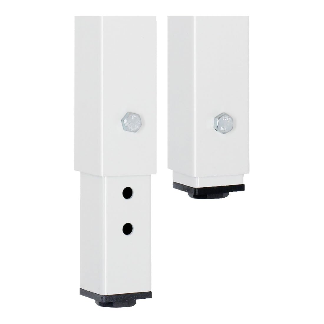STIER Höhenverstellbare Werkbank Premium mit 2 Schubladen und 2 Flügeltüren BxTxH 1500x700x840-1040mm RAL 7035 / RAL 5012