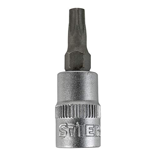 STIER Torx-Bit-Steckschlüsseleinsatz 1/4" mit Bohrung Torx 8-30 Dreher Einsatz