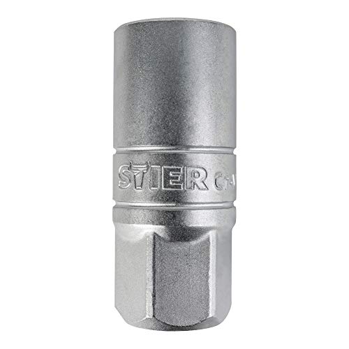 STIER spark plug socket 1/2 and 3/8, SW 18 mm spark plug wrench