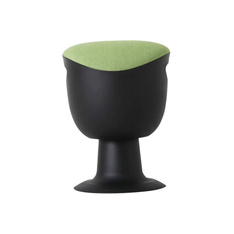 STIER multi-movable swivel stool with plate base and height-adjustable stool in various colors