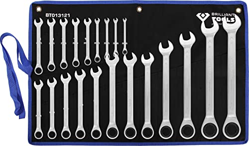 Brilliant Tools Ratschenringschlüssel-Satz, 21-tlg, 6 - 32 mm