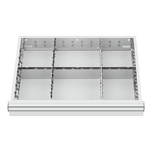 STIER Schubladeneinteilung Metalleinteilung BLH 75 mm Innenmaß 600x450 mm 6