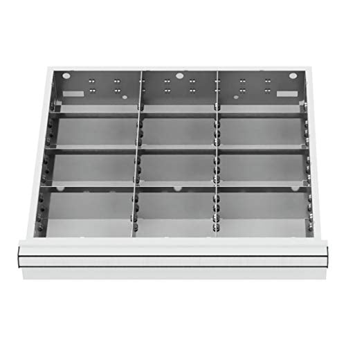 STIER Schubladeneinteilung Metalleinteilung BLH 100/125 mm Innenmaß 500x450 mm