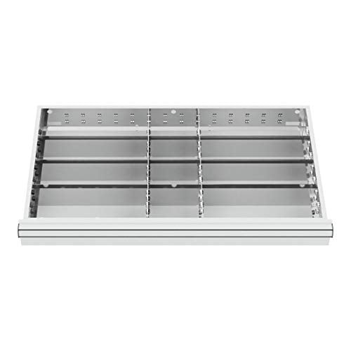 STIER Schubladeneinteilung Metalleinteilung BLH 150/175 mm Innenmaß 800x450 mm