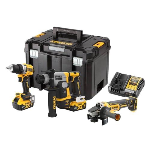 DEWALT Akku-Maschinen-Set 18V mit Akku-Bohrschrauber, -Bohrhammer